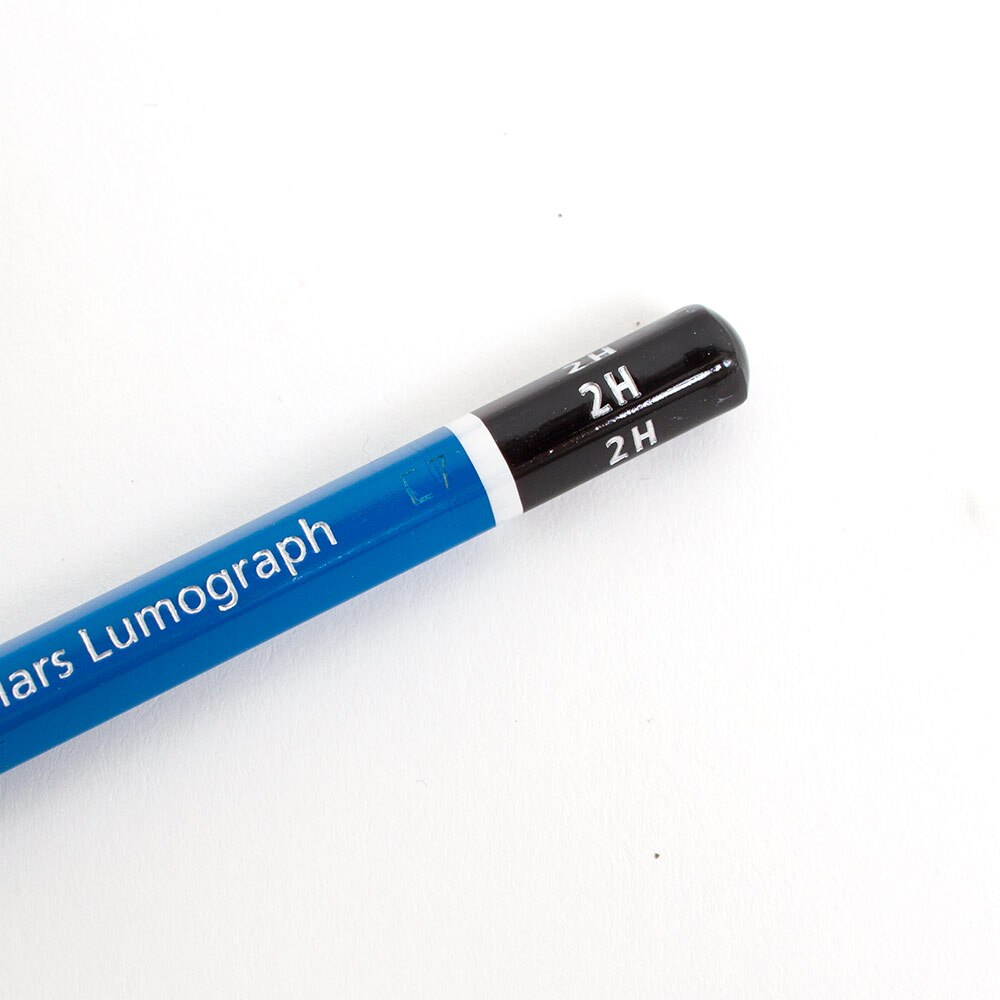 Staedtler, Blue, Pencils, Art & School, Lumograph, Graphite, 41871, 2H